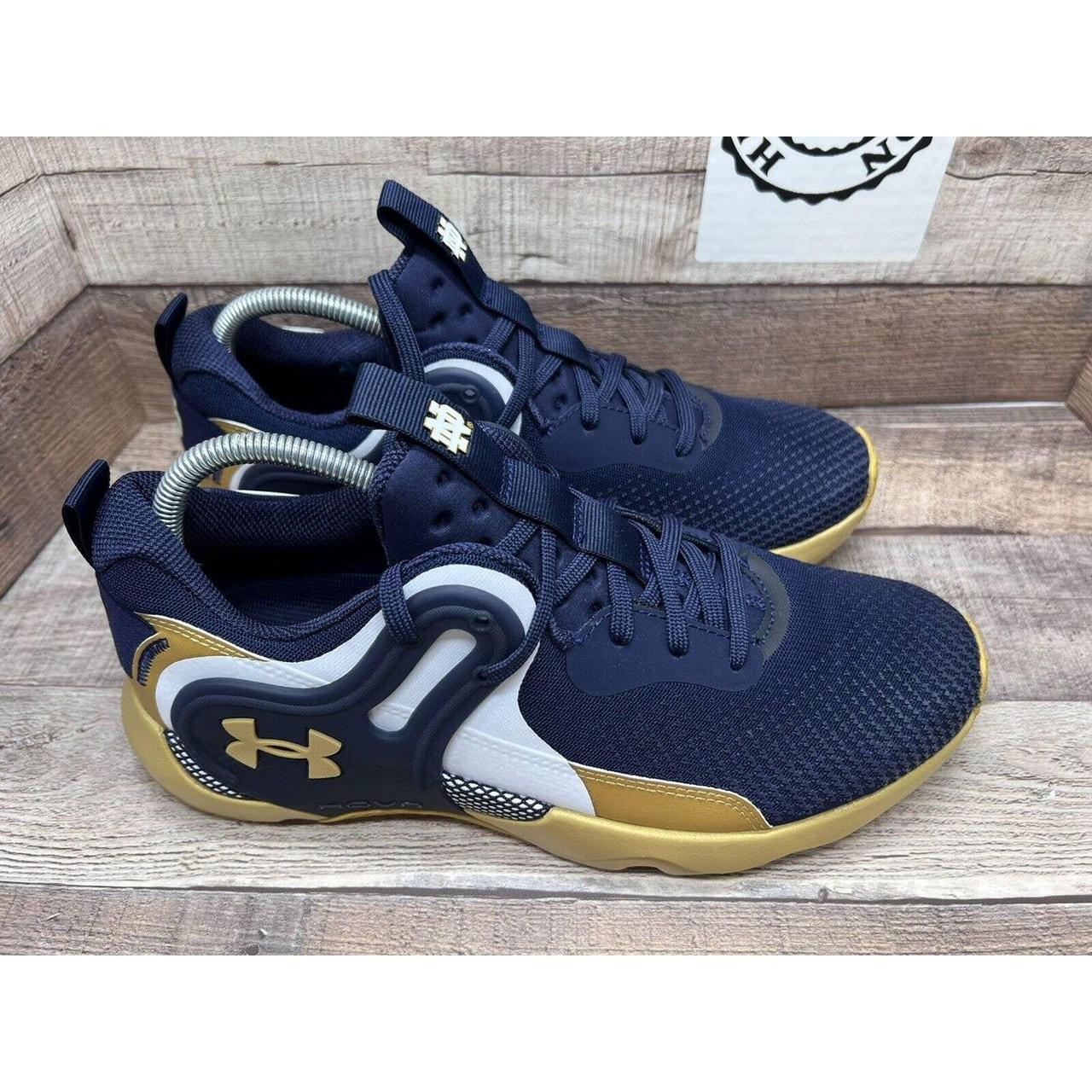 Under Armour HOVR Apex 3 Notre Dame Fighting Irish... - Depop