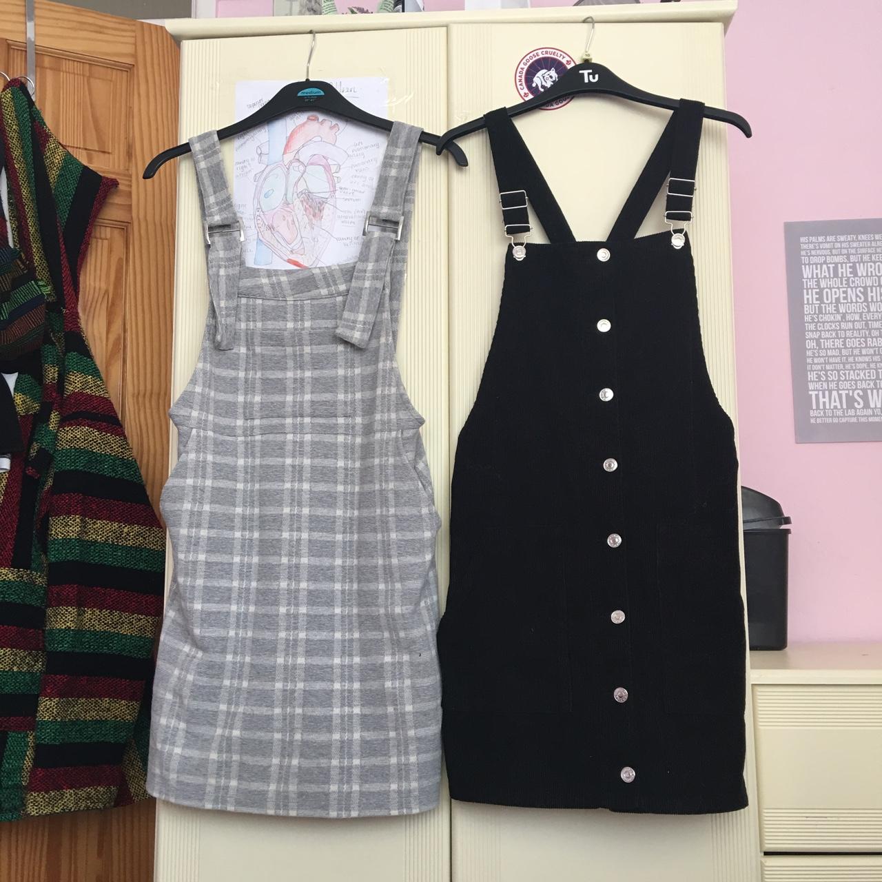 ONLY GREY ONE AVAILABLE Topshop pinafore type dress