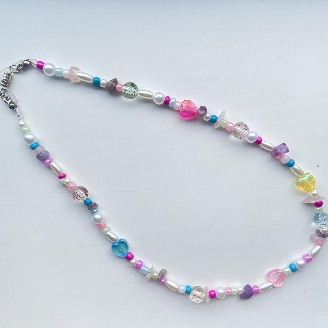 Product Image 1 - 🌺 handmade beaded minimalist necklace