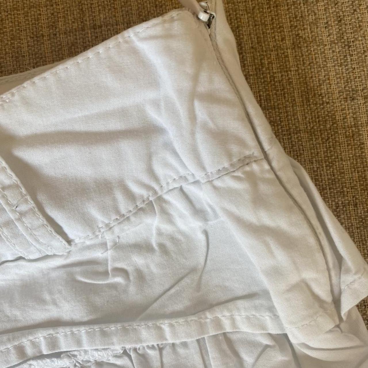 low waist vintage early 00s white mini skirt 🧚🏻 so... - Depop