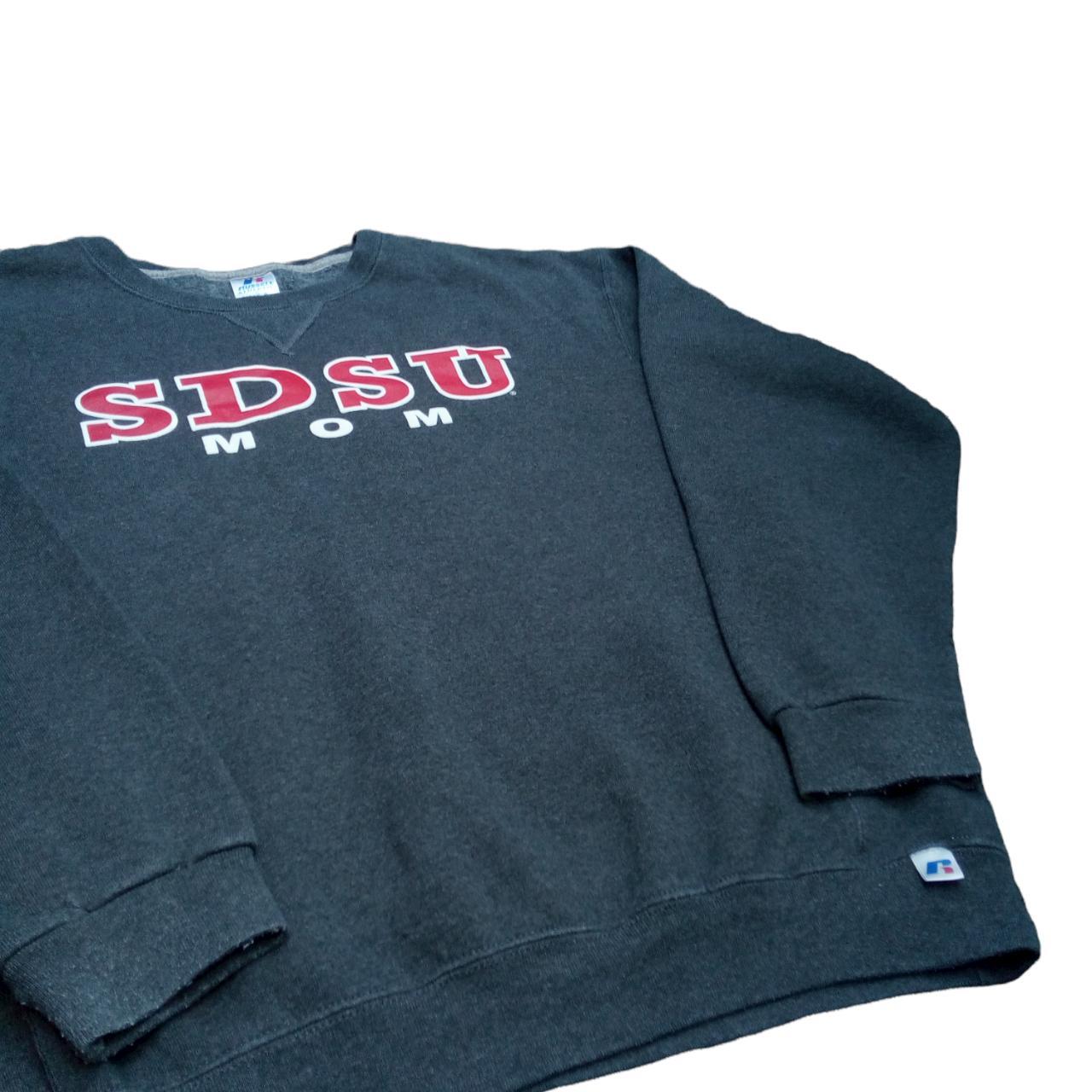 Vintage SDSU mom Russell athletic sweatshirt... - Depop