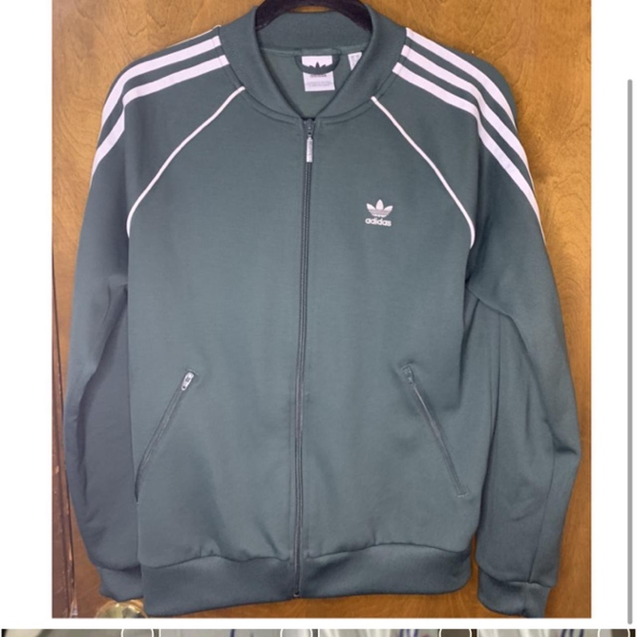 Adidas Green SST TRACK JACKET - Great used condition... - Depop