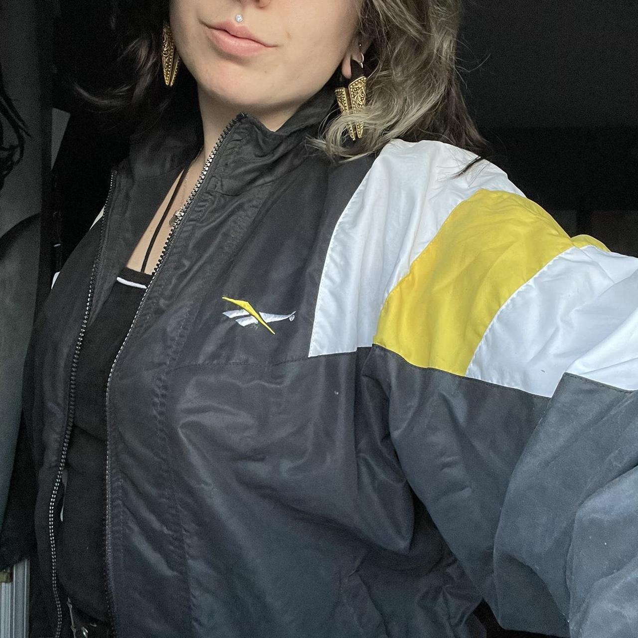 Reebok jacket on sale womens yellow