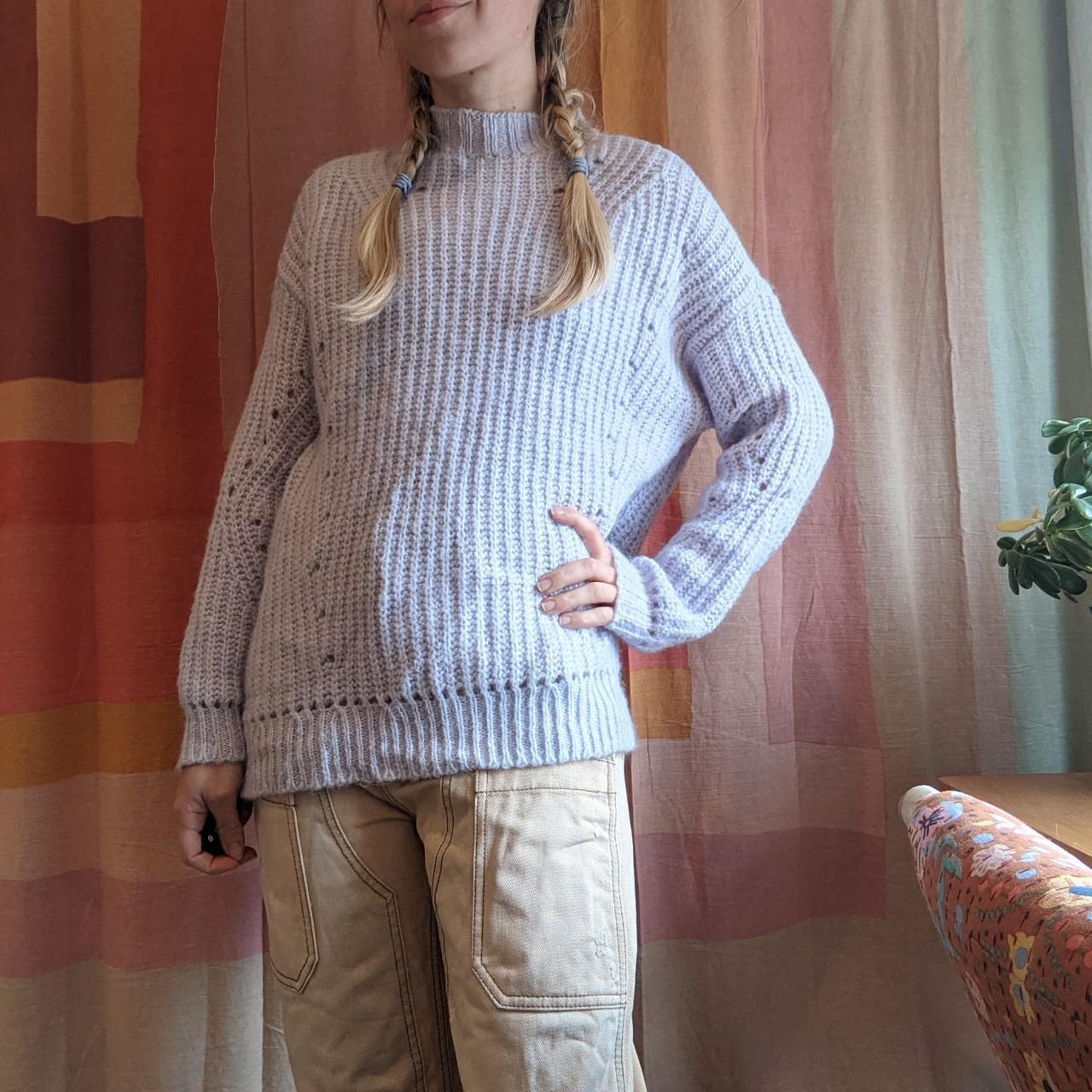 Product Image 1 - Light lilac mockneck knit sweater