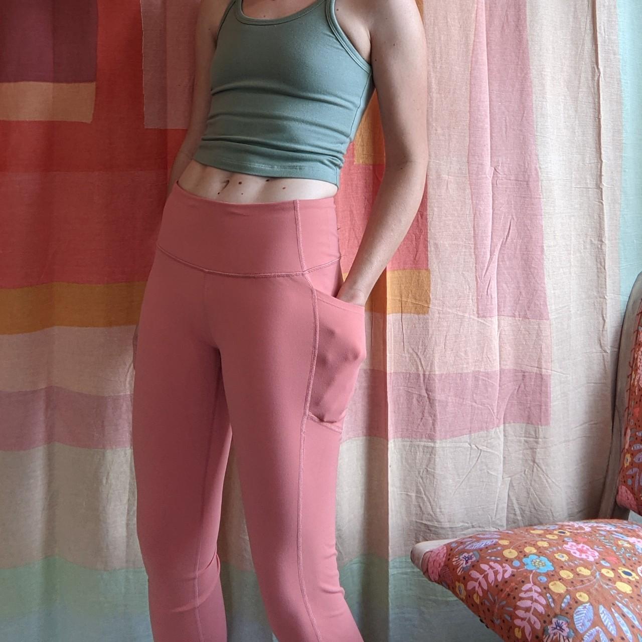 Pink victorias-secret-leggings - Depop