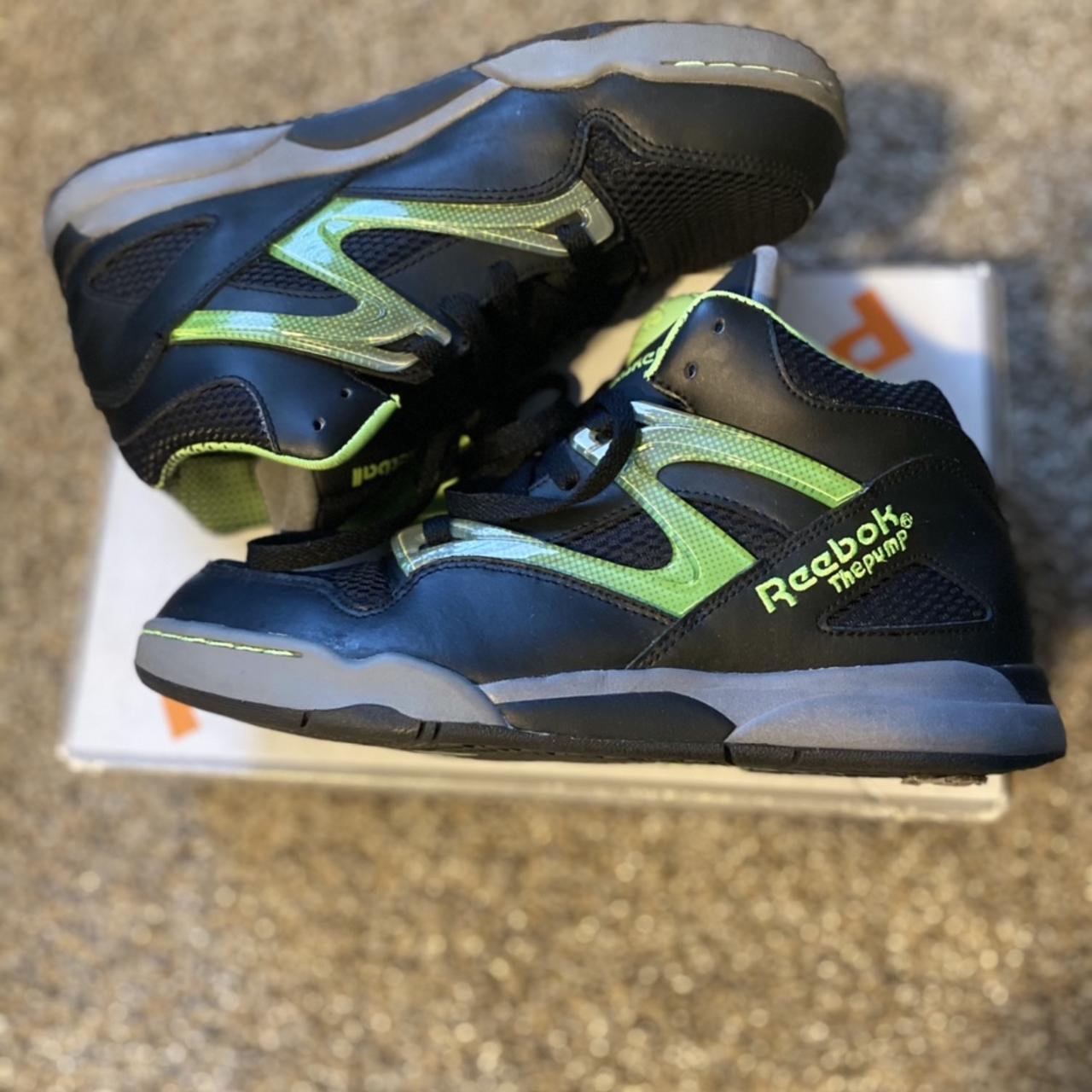 Top Sneakers Basketball Shoes Reebok Pumps 1990 Homme Verte Reebok