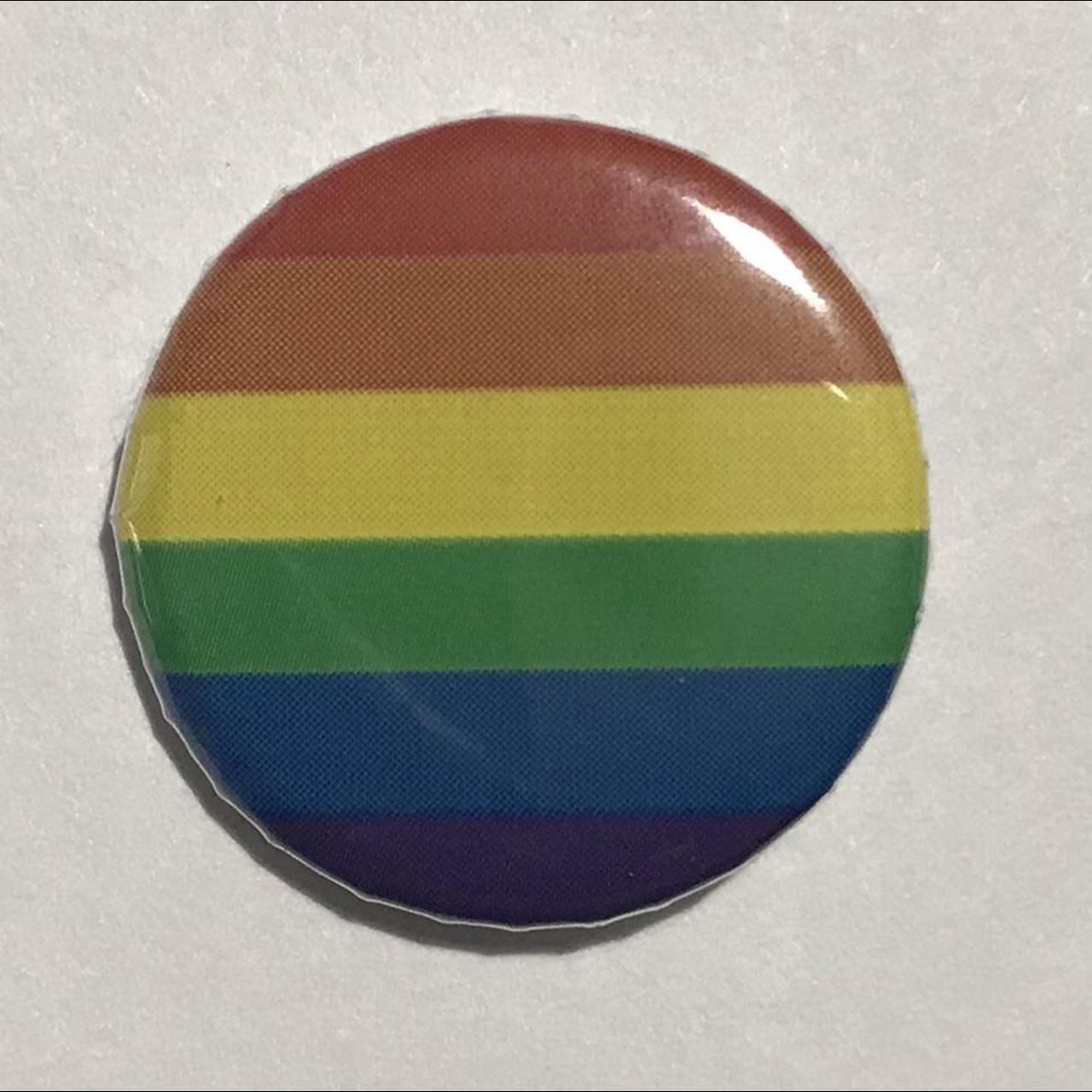 gay pride pin badge
