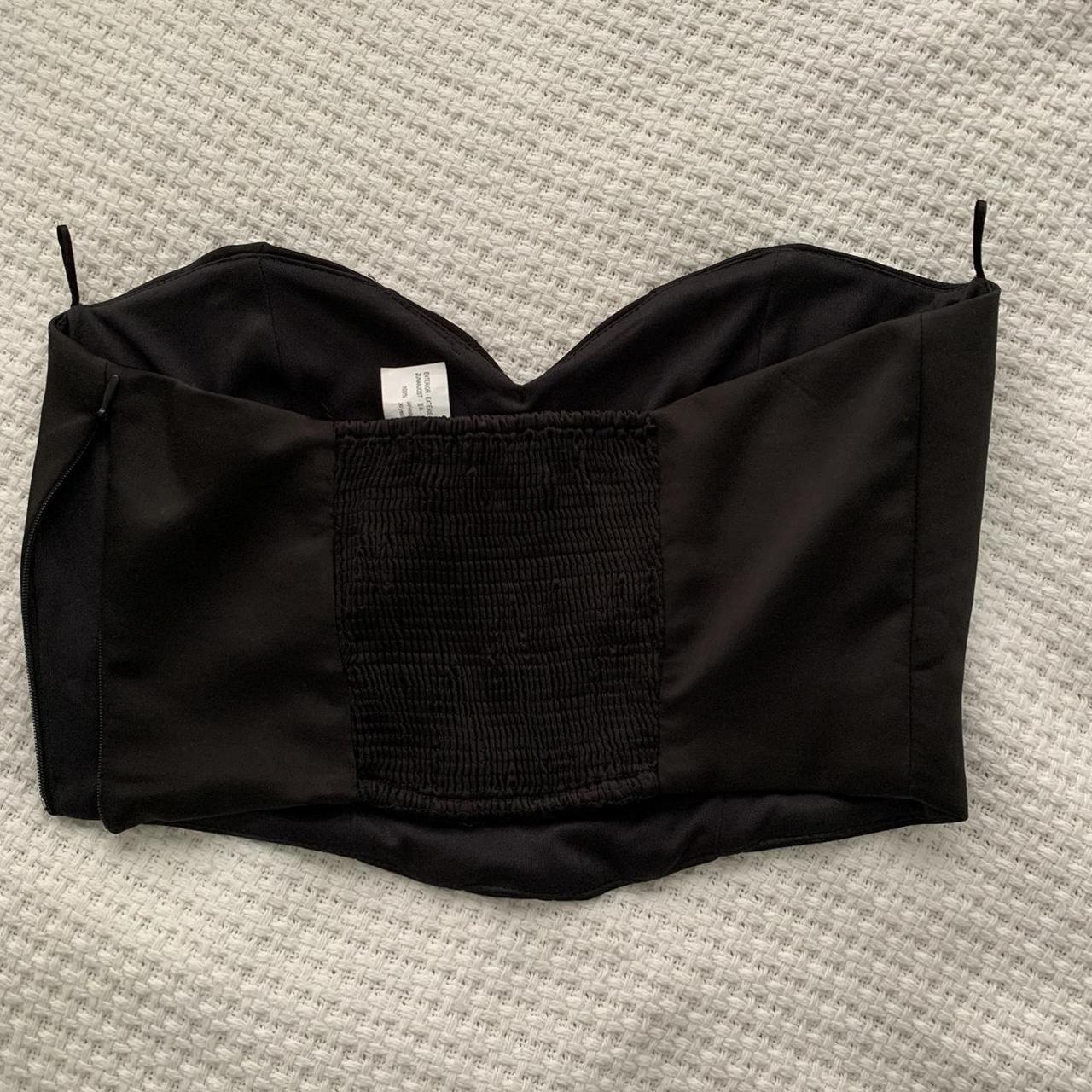 Zara Women's Black Corset | Depop