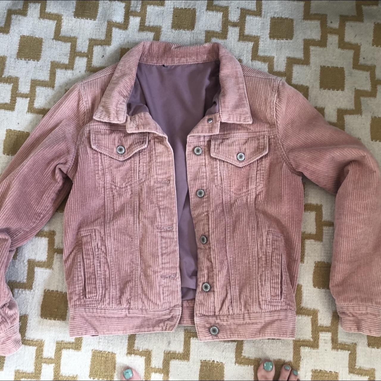 Brandy melville pink outlet corduroy jacket