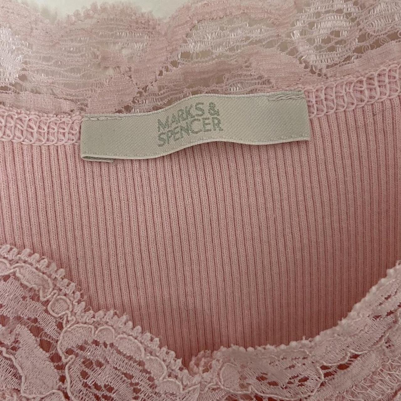 M&S Cami with lace size 14UK / Fits on M-L - Depop