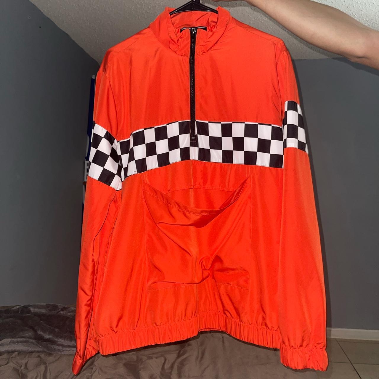 Orange windbreaker forever on sale 21