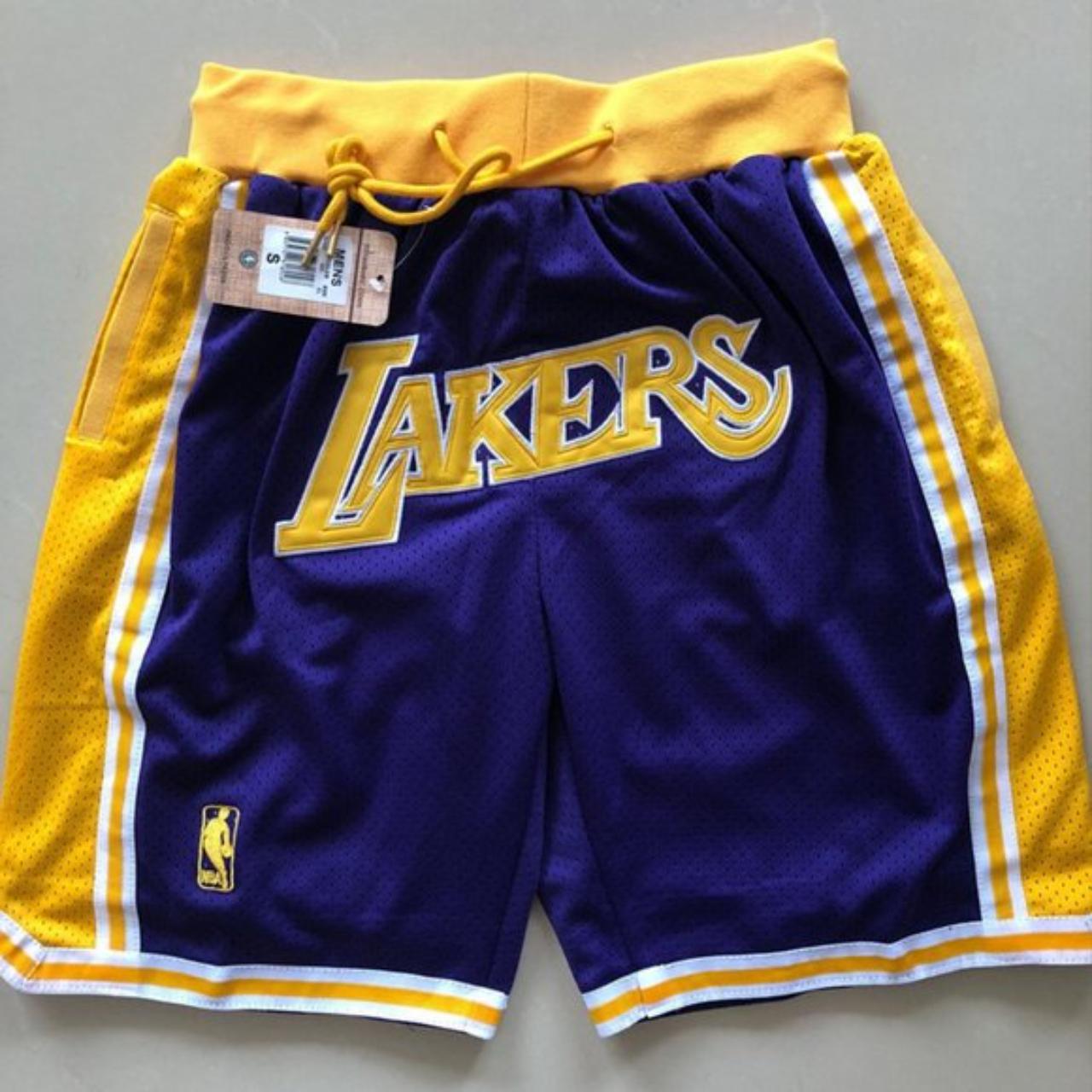 LAKERS NBA JUST DON BASKETBALL SHORTS! SIZE XL GREAT - Depop