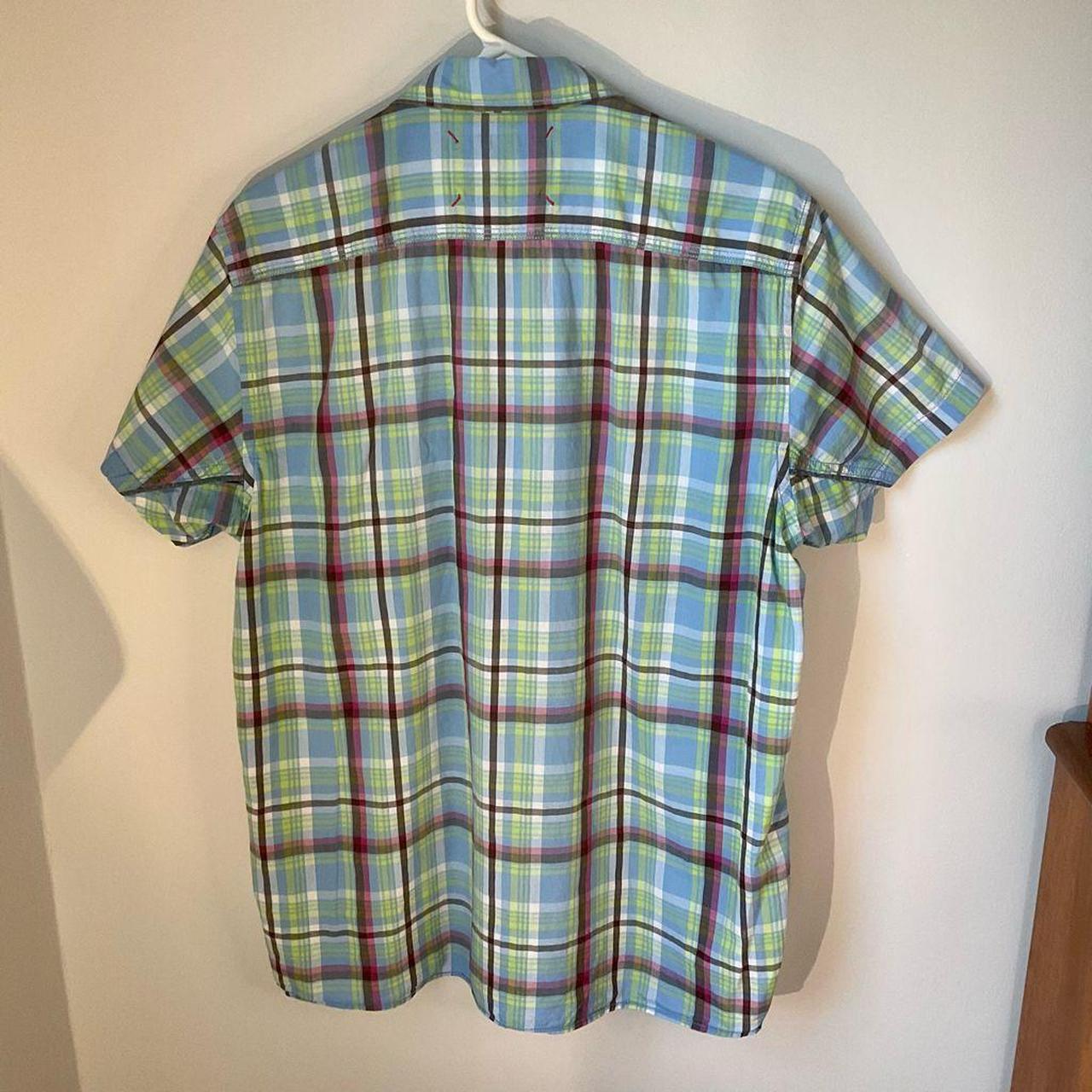 Not ready for prime time RG? Funky but subtle madras... - Depop