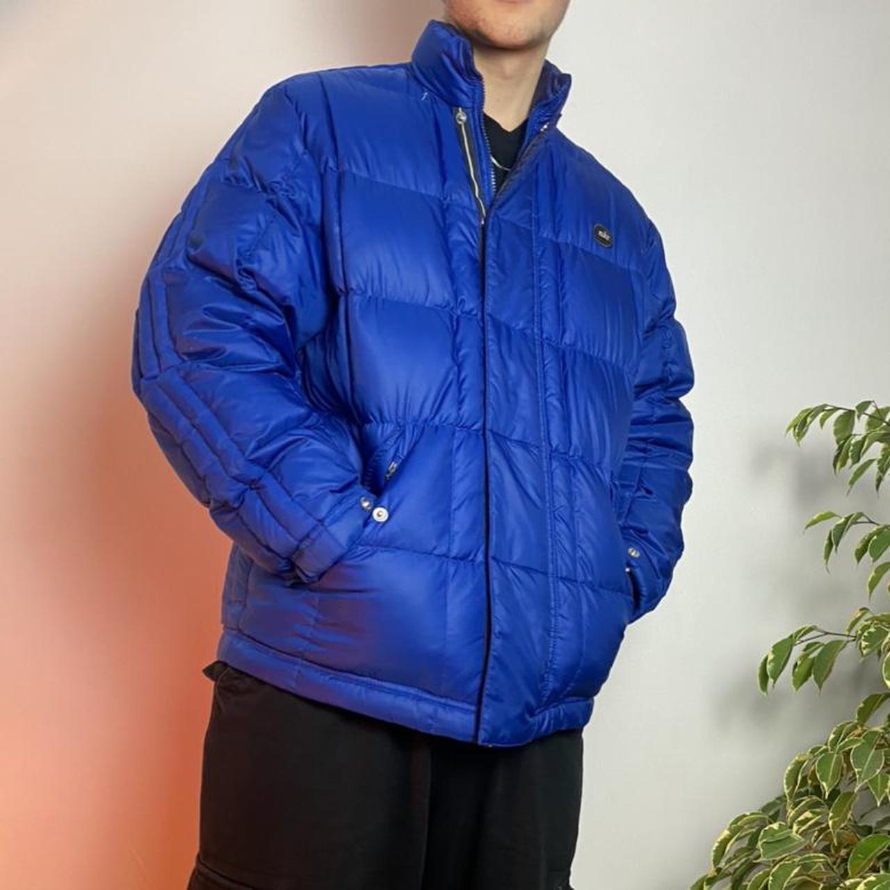 blue puffer nike jacket