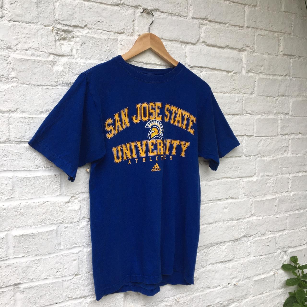 Adidas San Jose State University Athletics t-shirt... - Depop