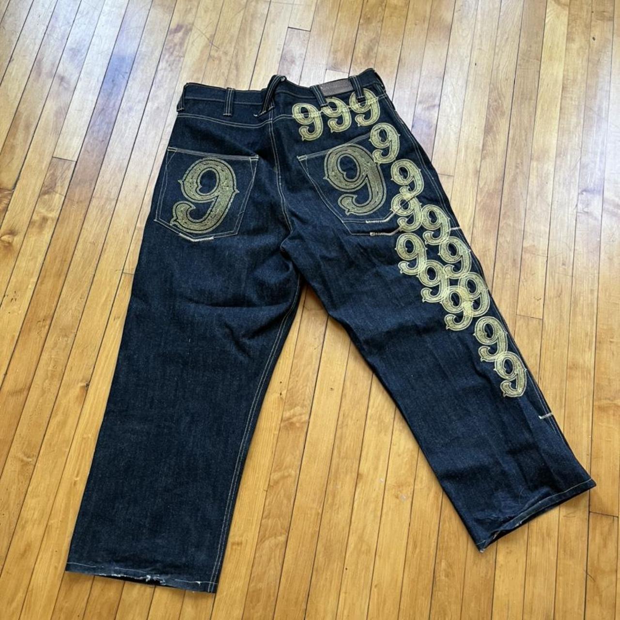 GINO GREEN GLOBAL super baggy dark wash