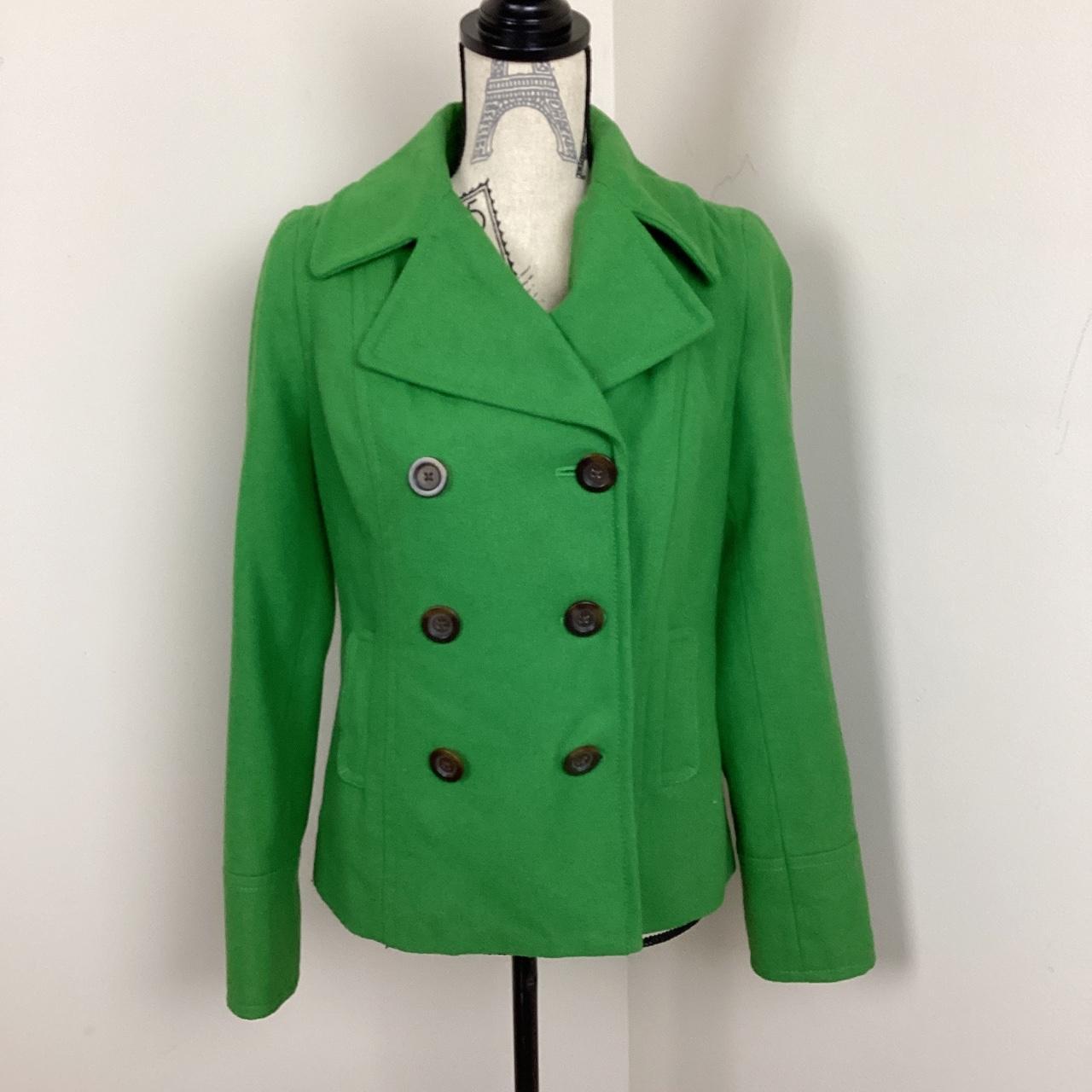 old navy green pea coat