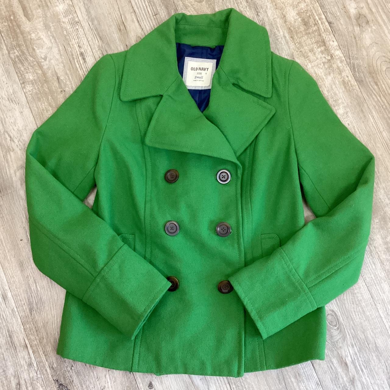 old navy double breasted coat