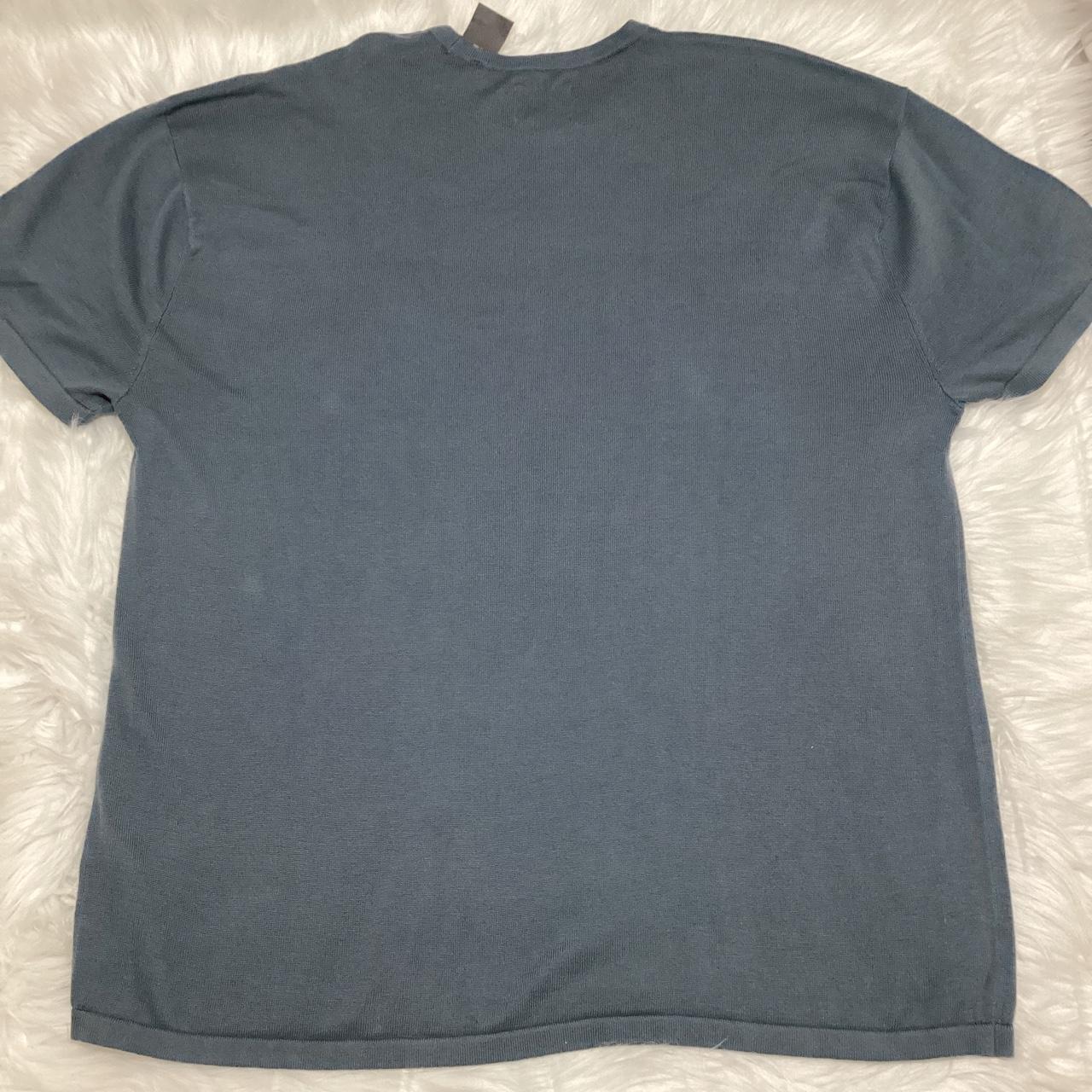 Abercrombie & Fitch Men’s Slate Blue Round Neck... - Depop