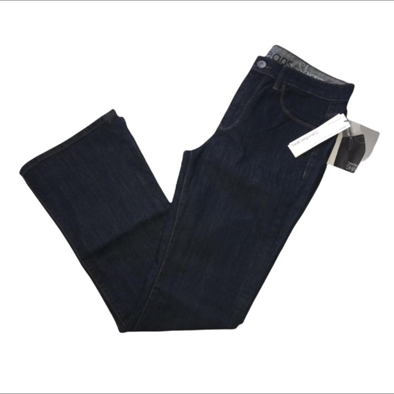 Calvin Klein Women's Navy Jeans Depop