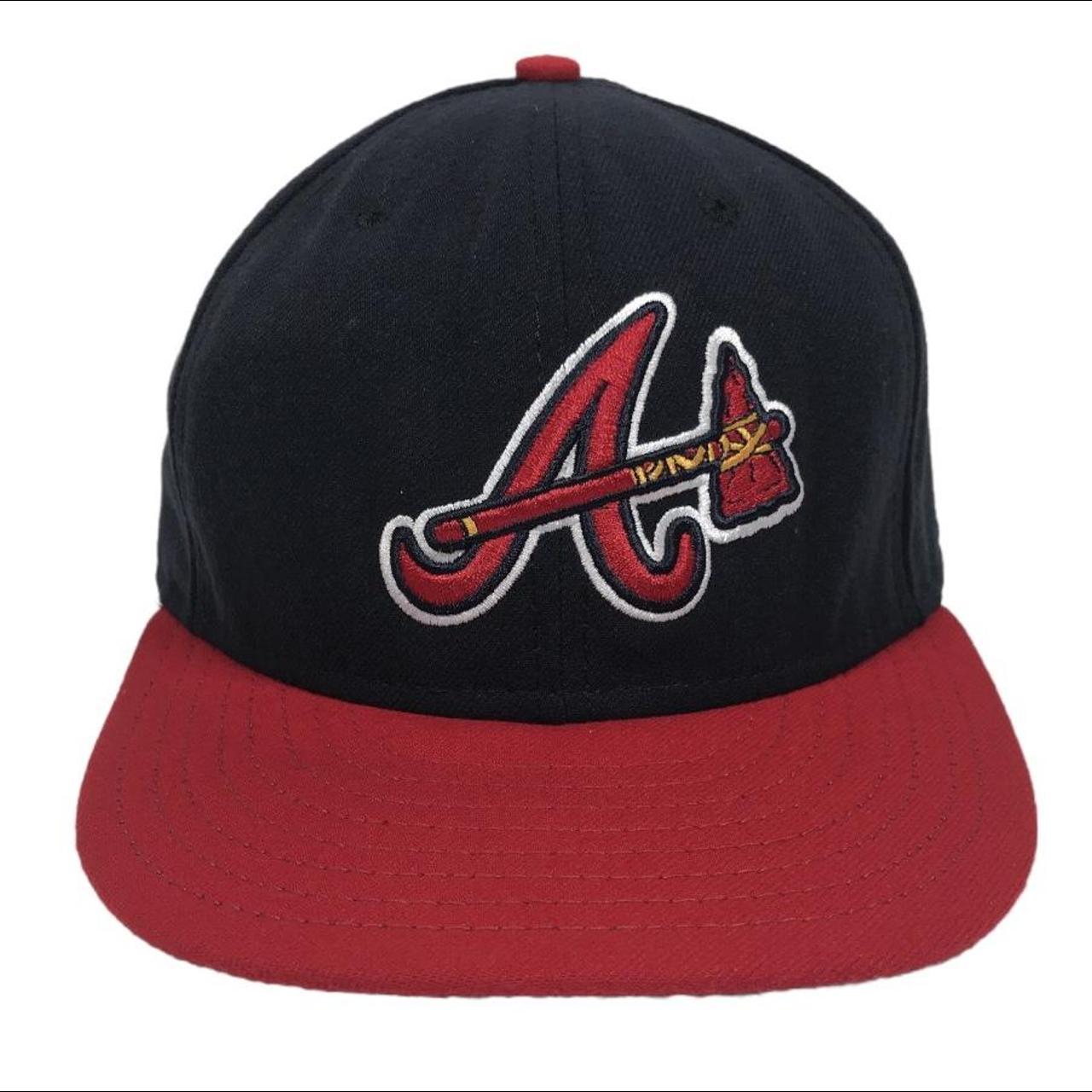 Atlanta Braves New Era 59FIFTY Fitted Hat Size: - Depop