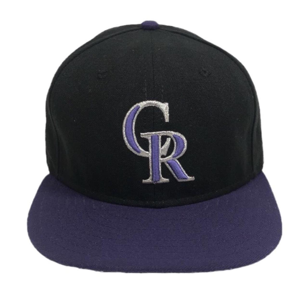 Vintage Logo 7 Colorado Rockies snapback hat in - Depop