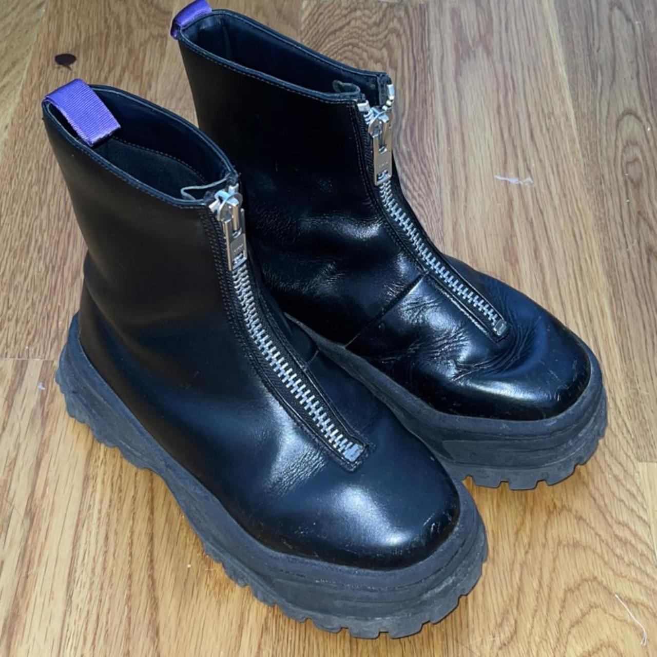 Eytys Raven Boots, black, size 36 in good condition, - Depop