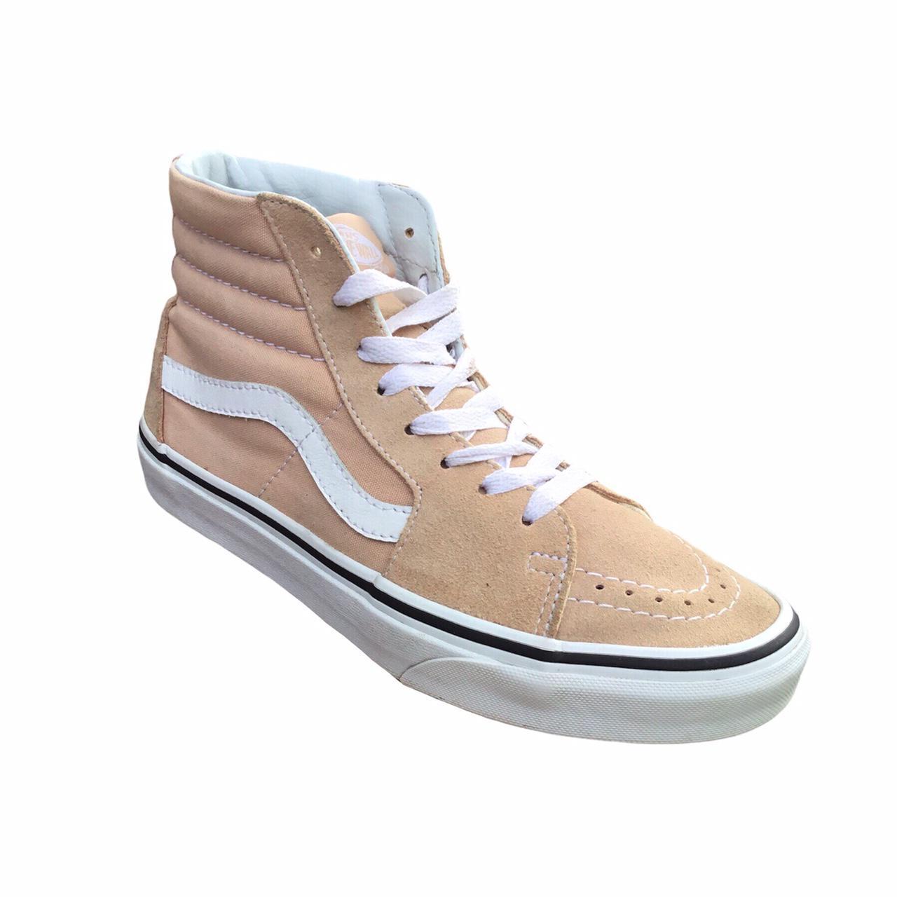 Peach high hotsell top vans