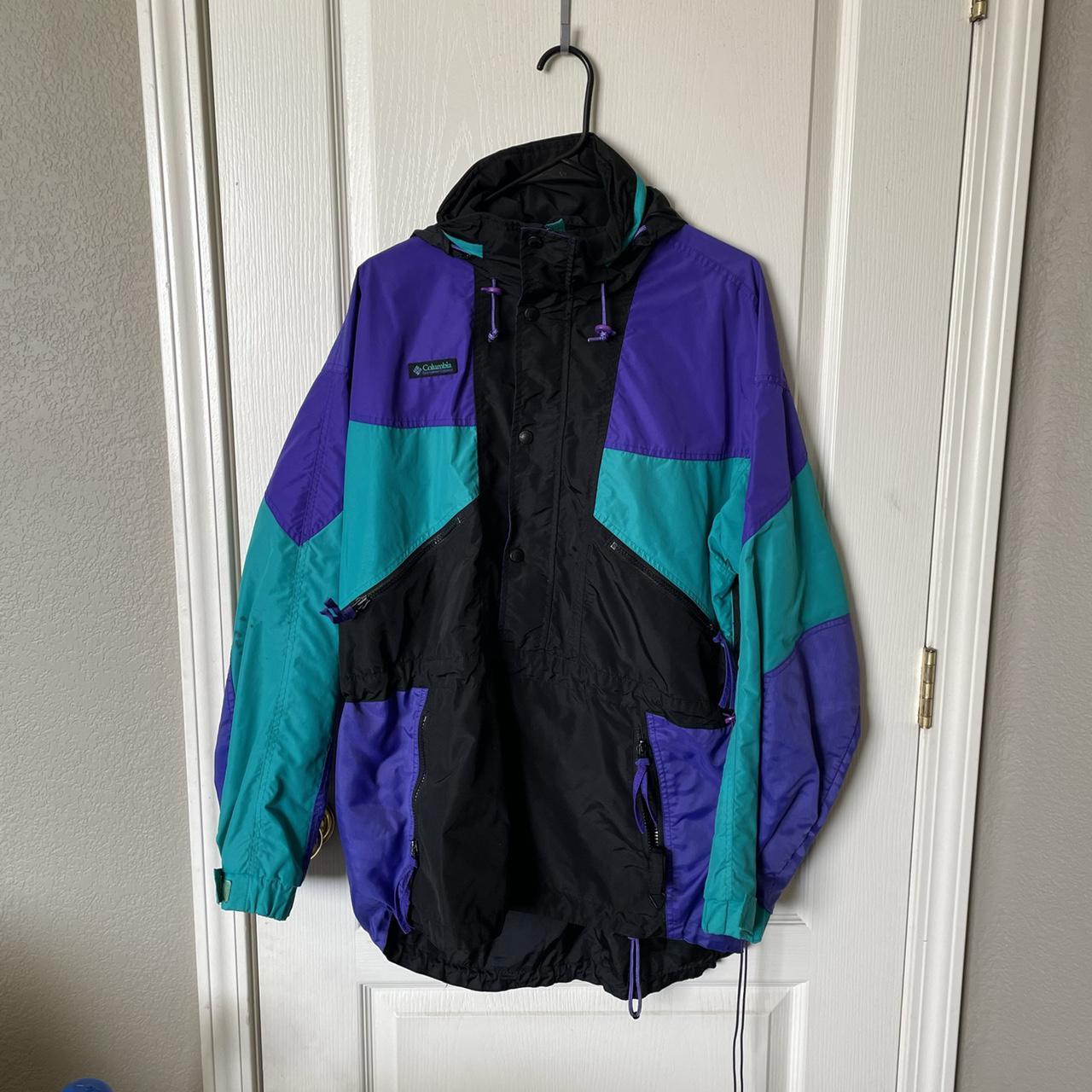 Columbia Sportswear Men's Green and Purple