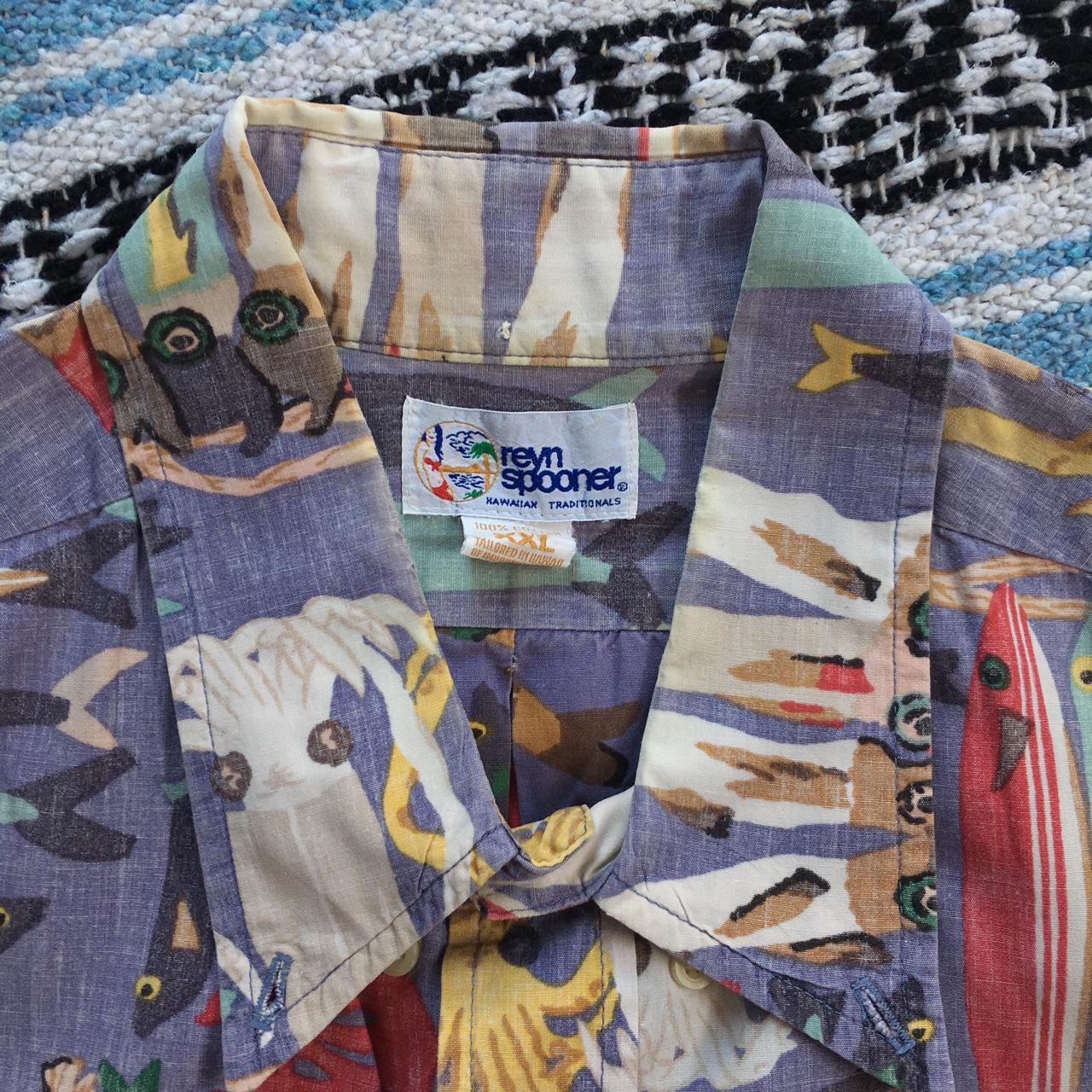 Vintage Reyn Spooner Hawaiian Shirt, Made in Hawaii, - Depop