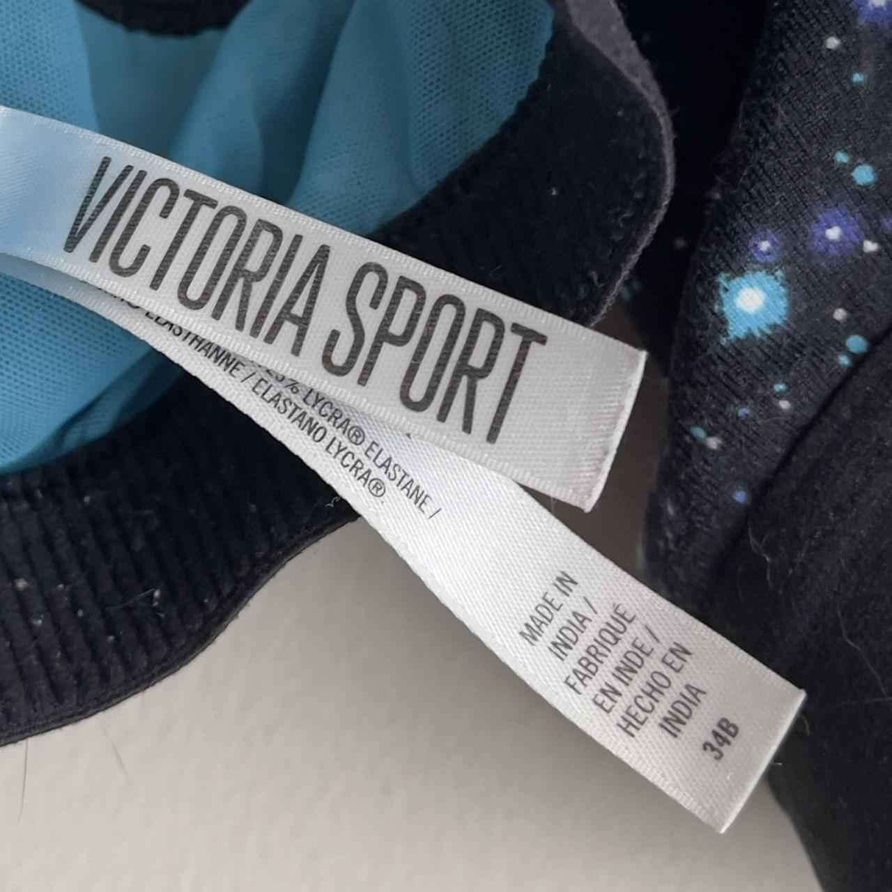 Victoria Secret Sports Bra Galaxy Print Front Zipper - Depop