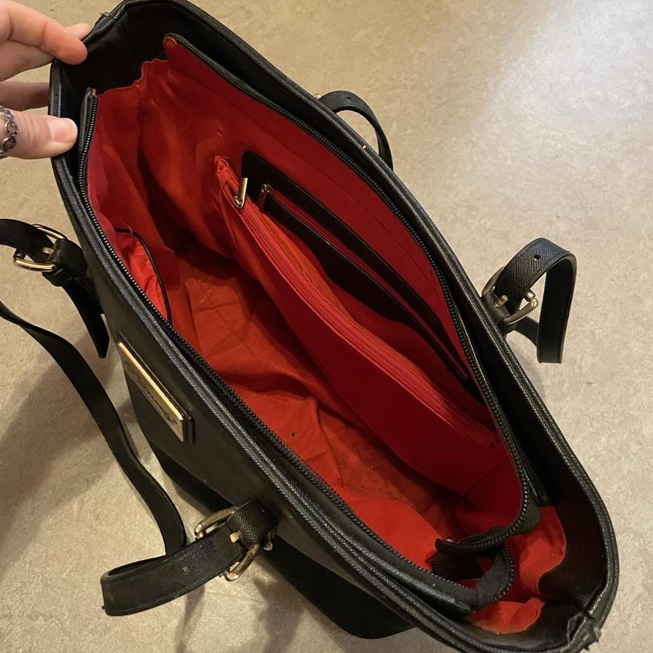 Handbag Taschen Princely London Handtasche Innen Rot Shopper