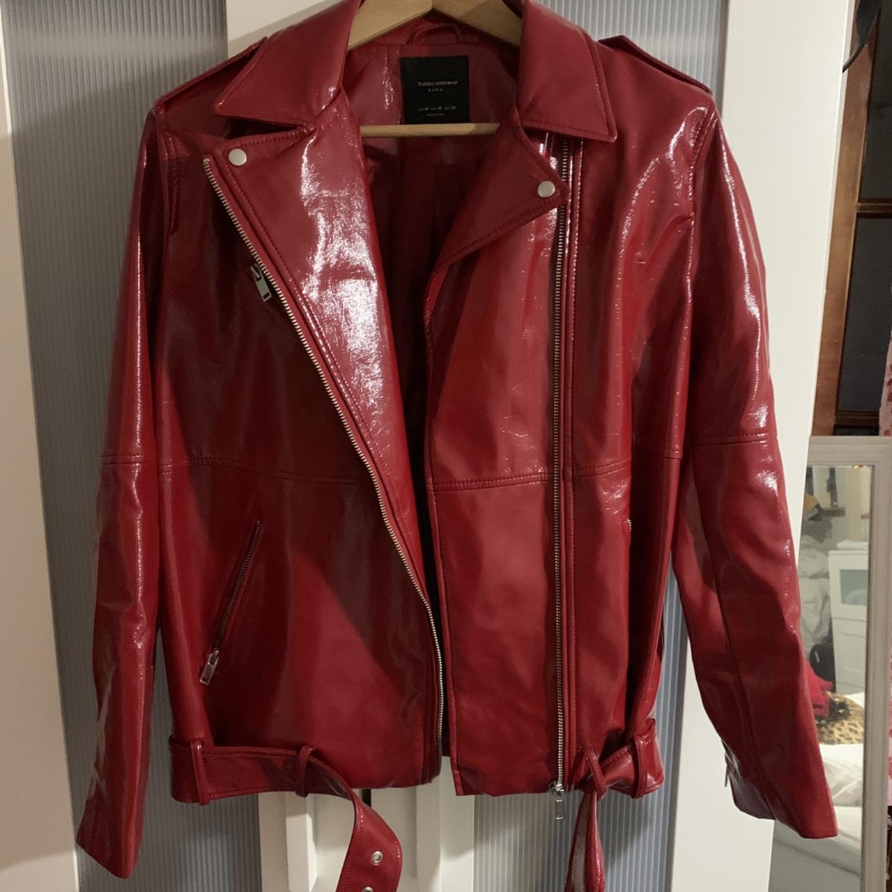 zara pvc jacket