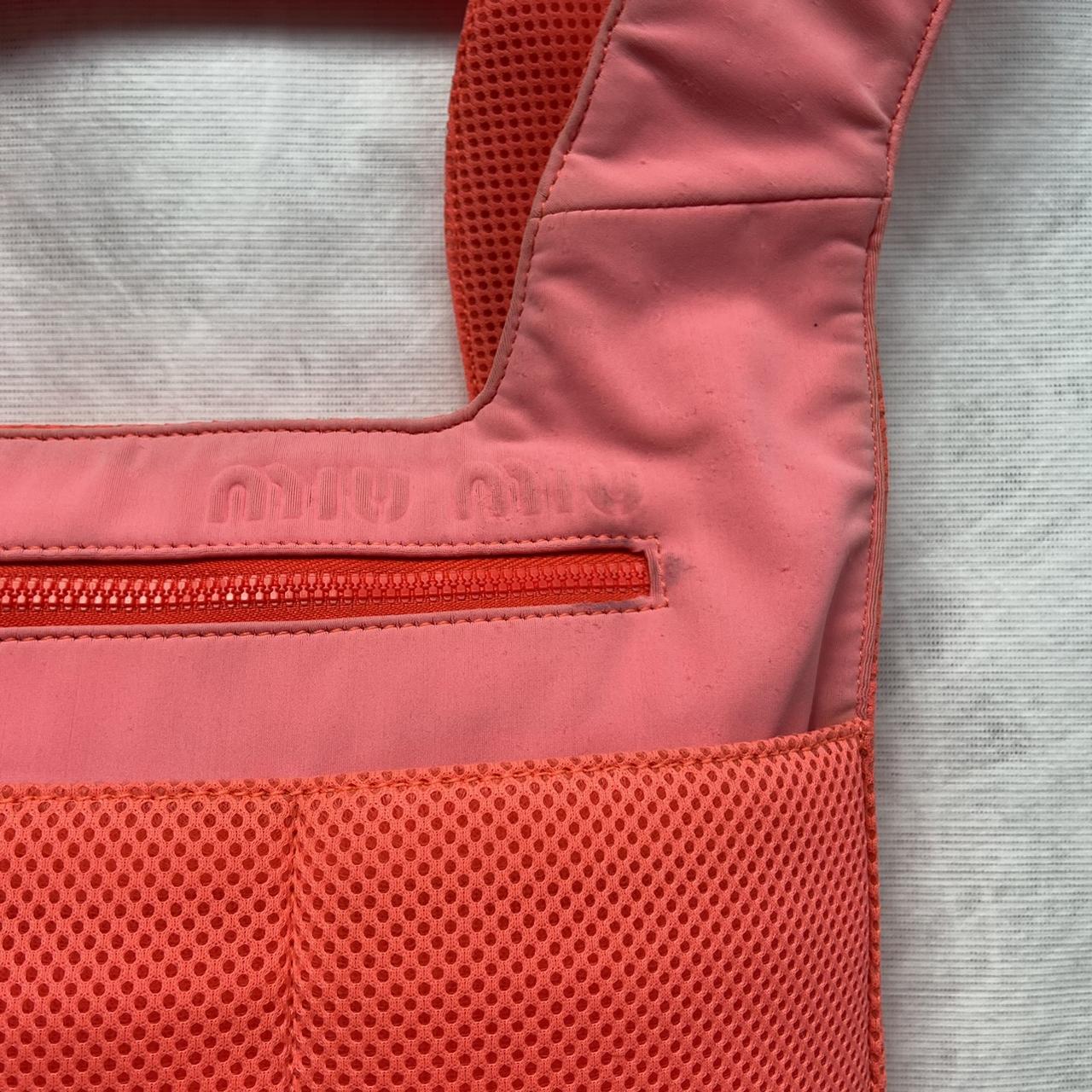 RARE pink and orange MIU MIU chest rig bag from - Depop