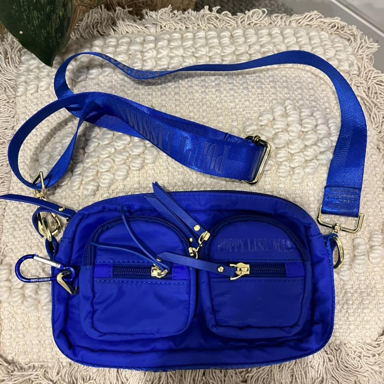 Poppy lissiman electric blue, bobby bag. worn only a... - Depop