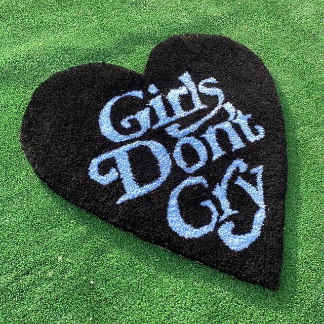 Updated Girls don't cry rug, the letters are much... - Depop