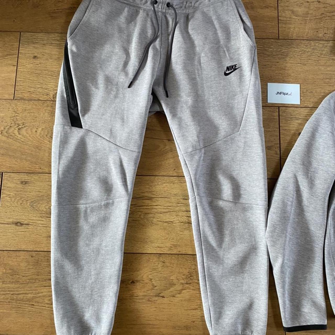 Nike Old Season Tech Fleece Grey Medium Bottoms... - Depop