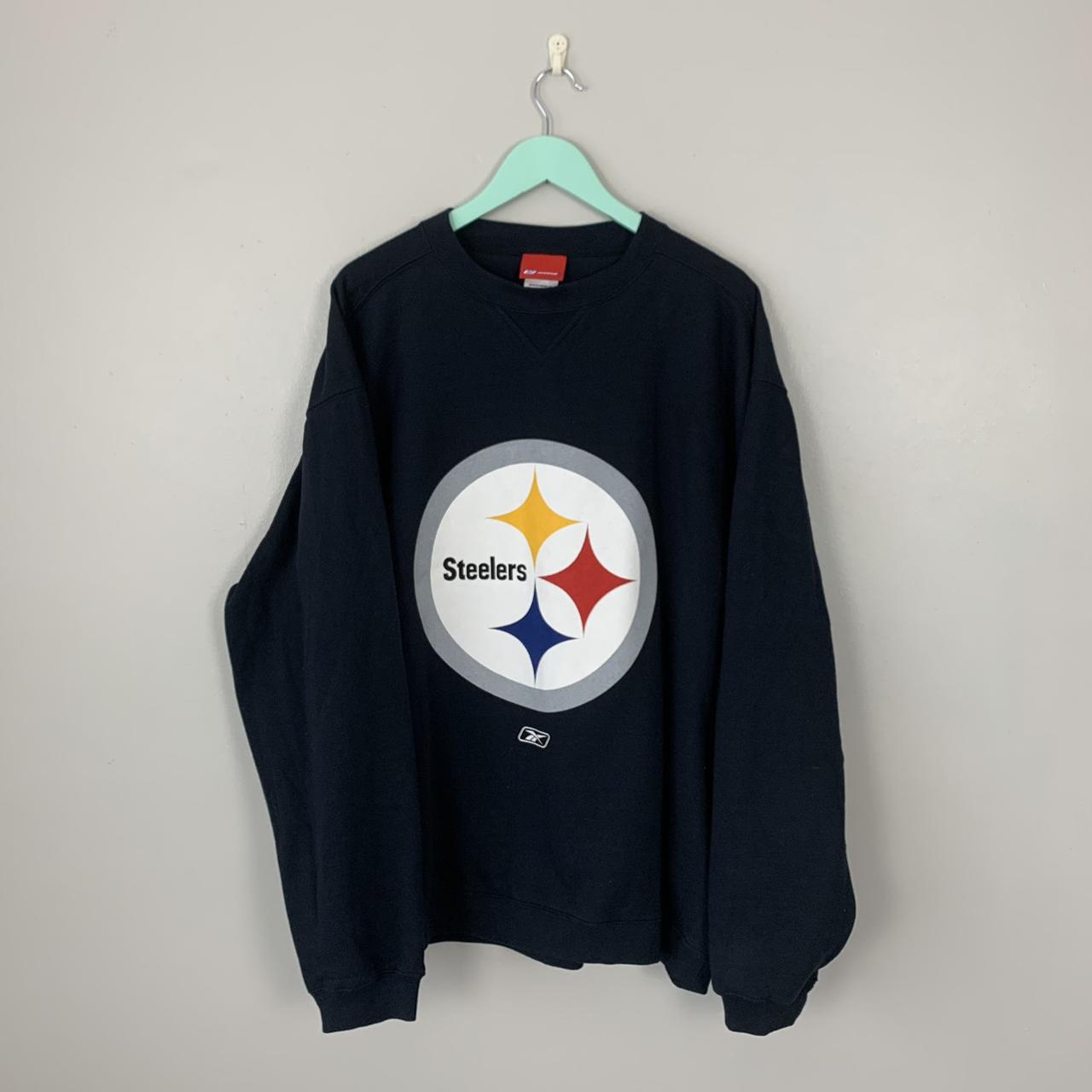 NFL Team Reebok Pittsburgh Steelers Sweatshirt ... - Depop