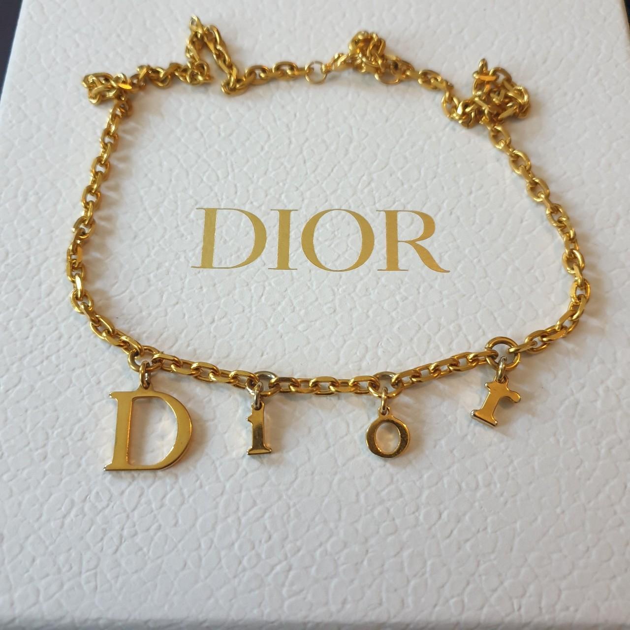 Dior Women's Gold Jewellery | Depop