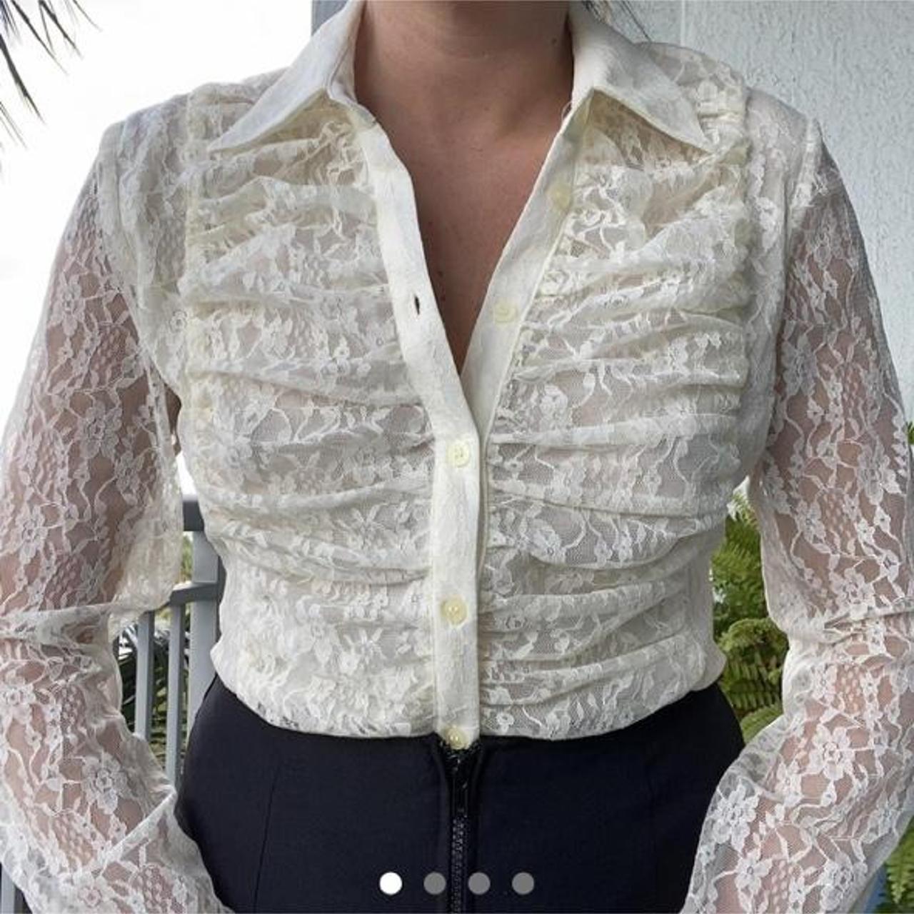 Product Image 1 - Moda International Cream Lace Sheer