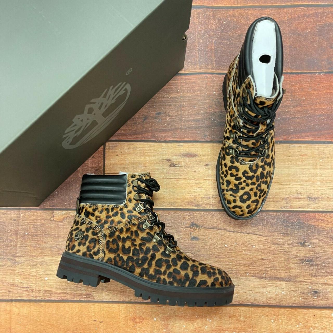 Cheetah store timberland boots