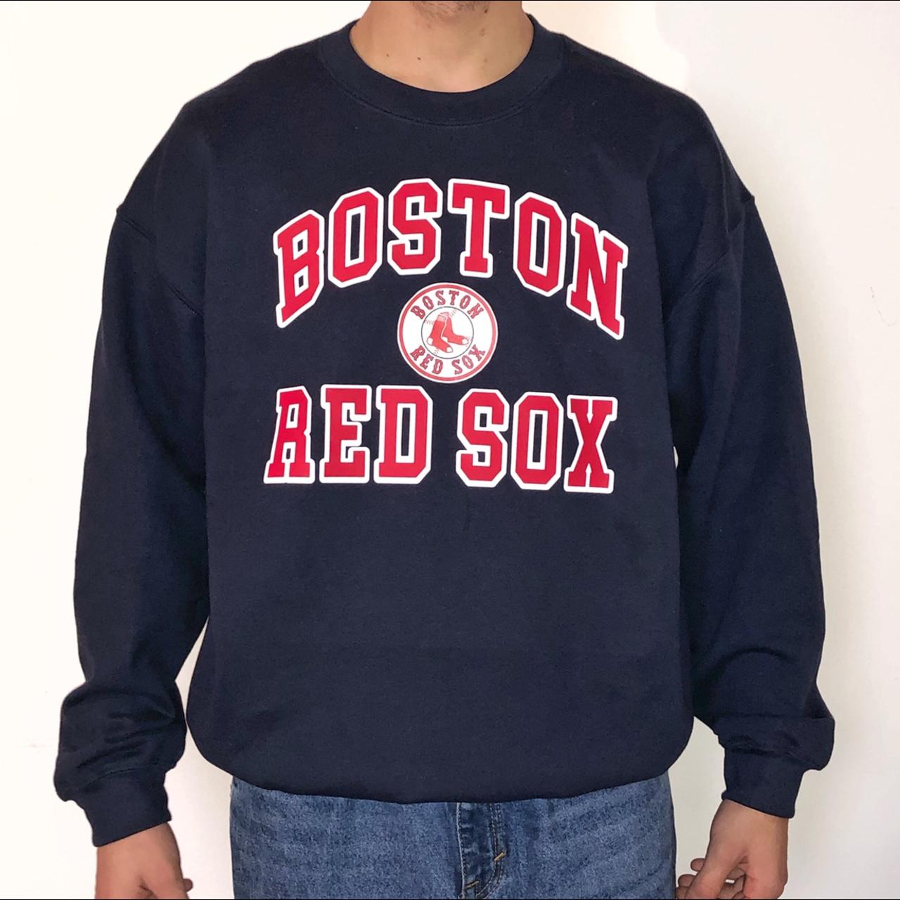 Boston Red Sox sweater/sweatshirt Felpa American - Depop