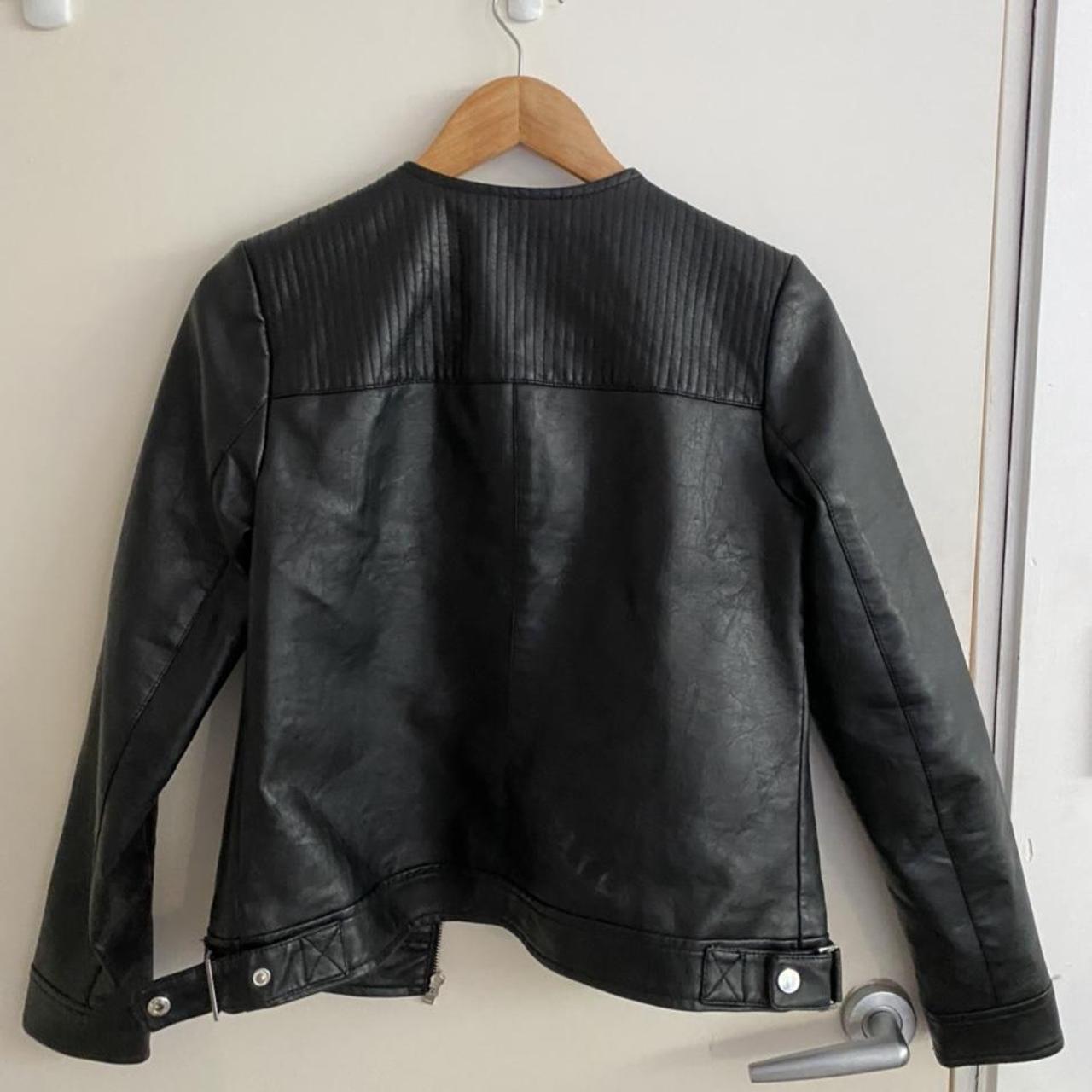 DOROTHY PERKINS LEATHER JACKET perfect condition - Depop