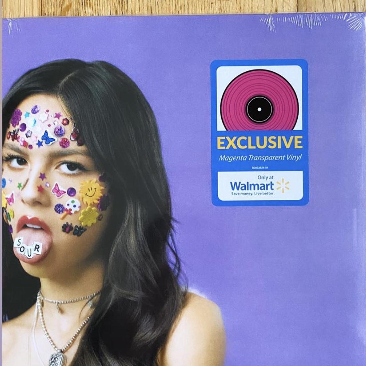 Olivia Rodrigo - SOUR Walmart Exclusive Magenta Transparent Vinyl LP