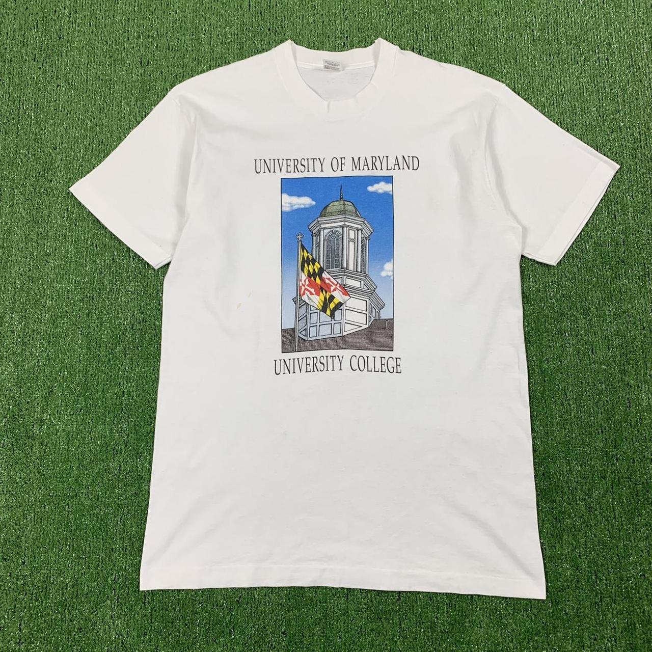 Vintage 90s University Graphic T-Shirt On a 1992... - Depop