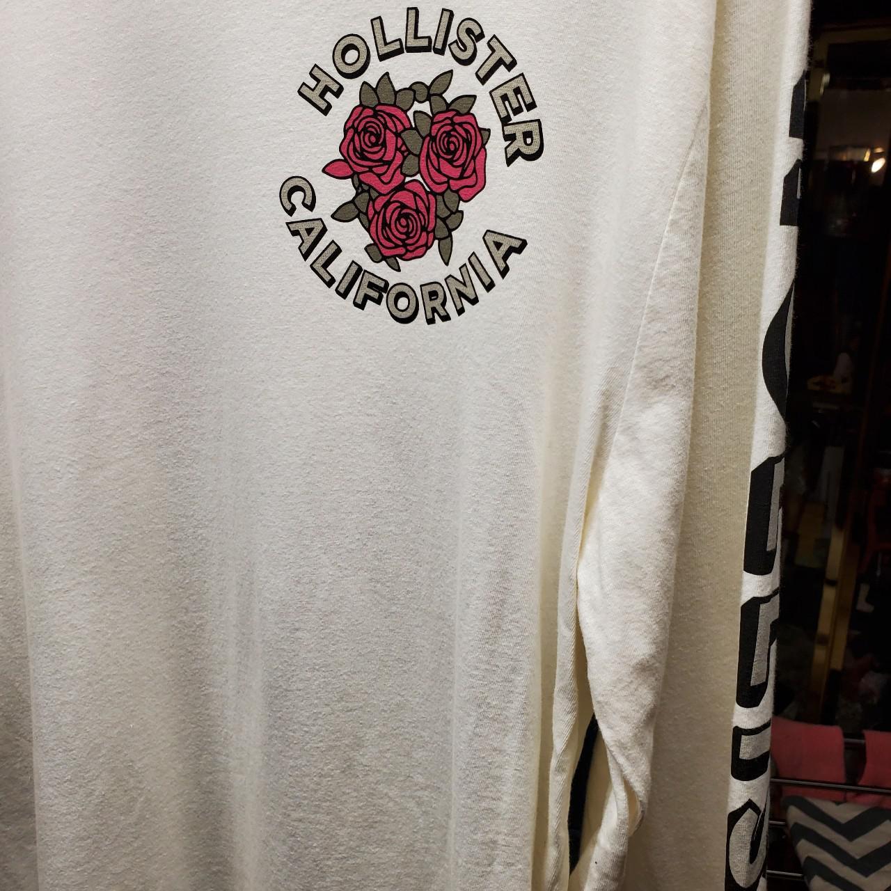 Hollister Rose long sleeve tee, #rose #graphictee
