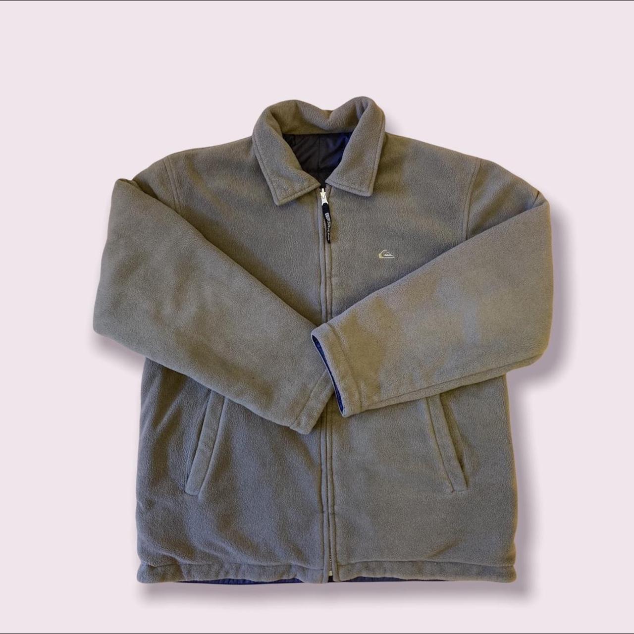Vintage quicksilver reversible square puff jacket... - Depop