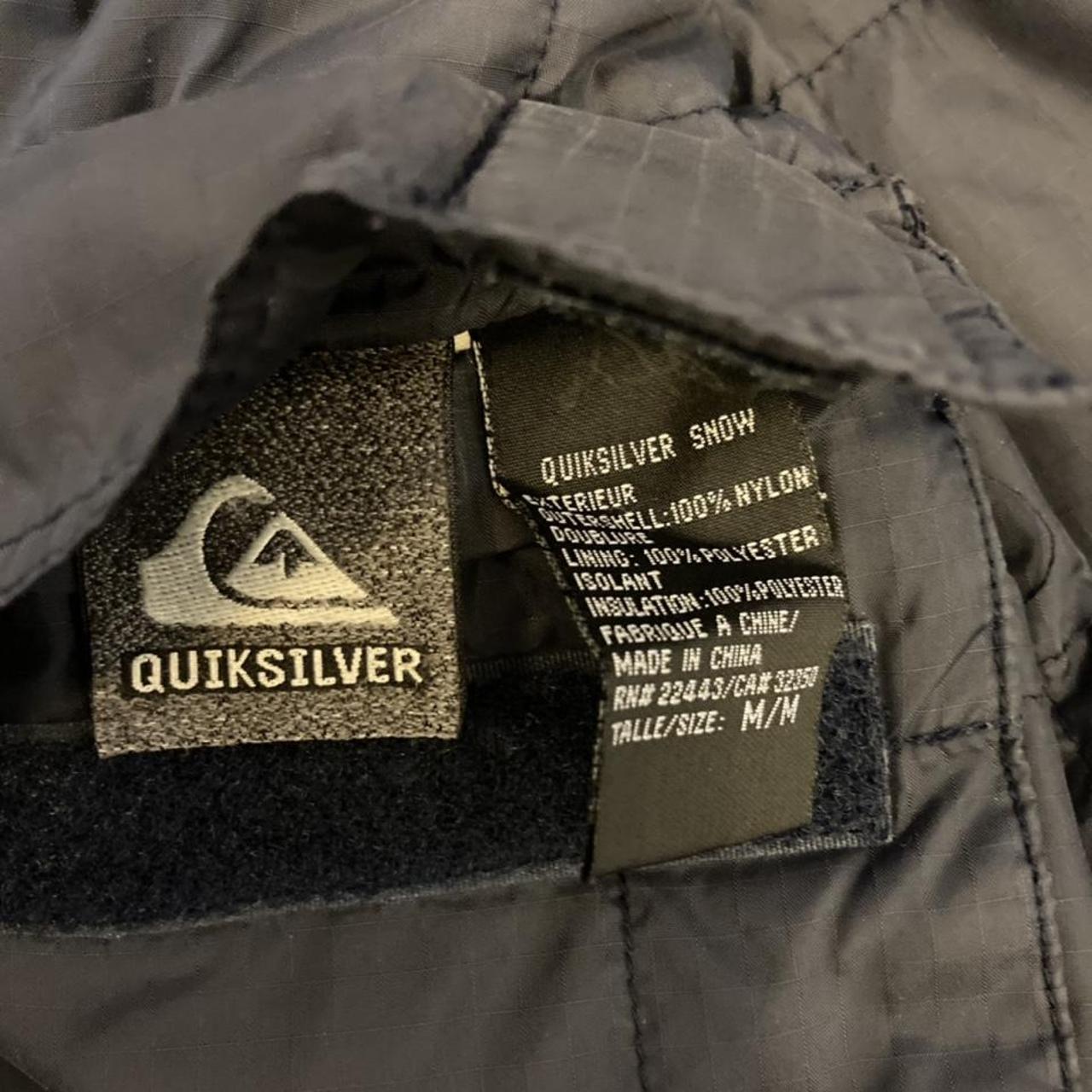 Vintage quicksilver reversible square puff jacket... - Depop