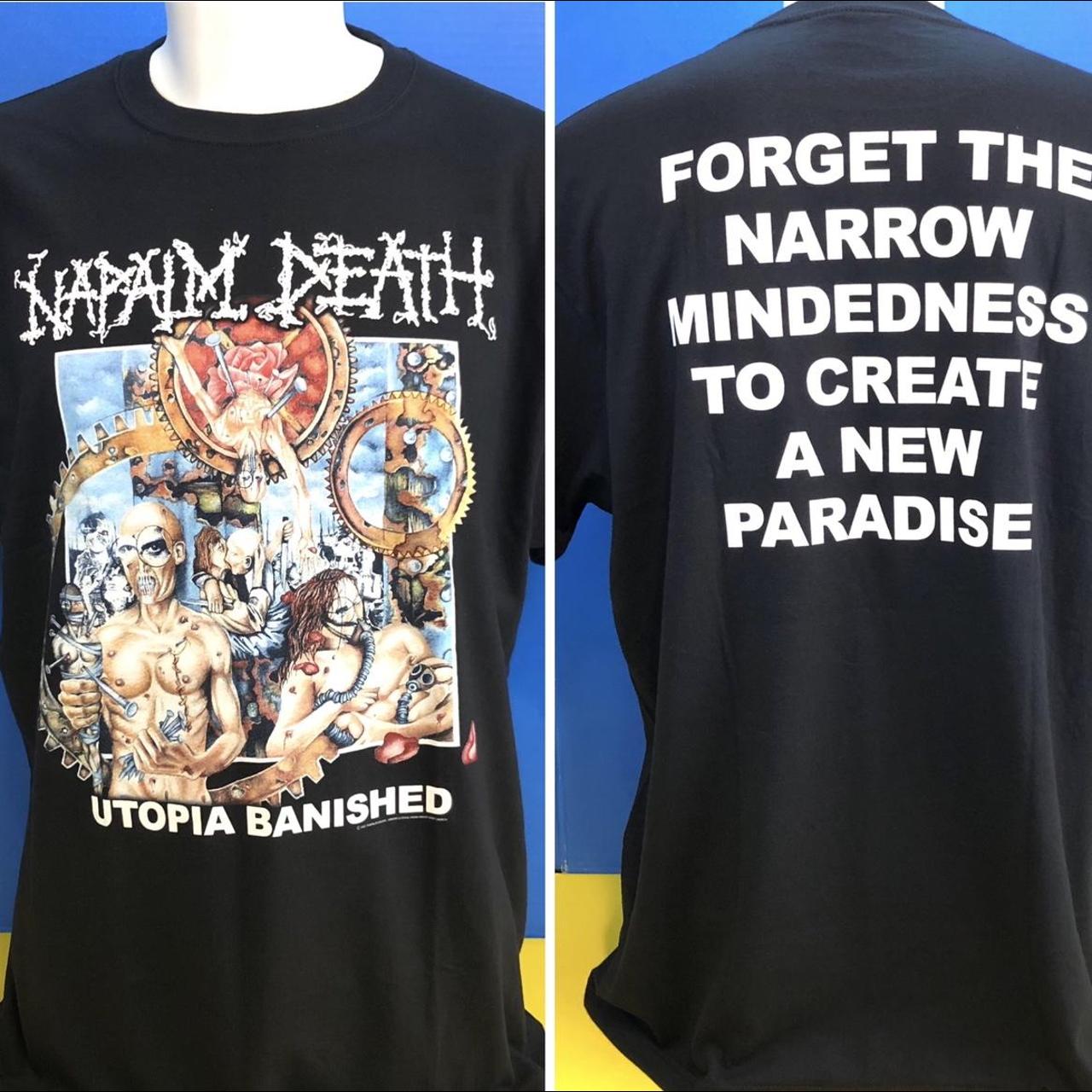 napalm death utopia banished t shirt