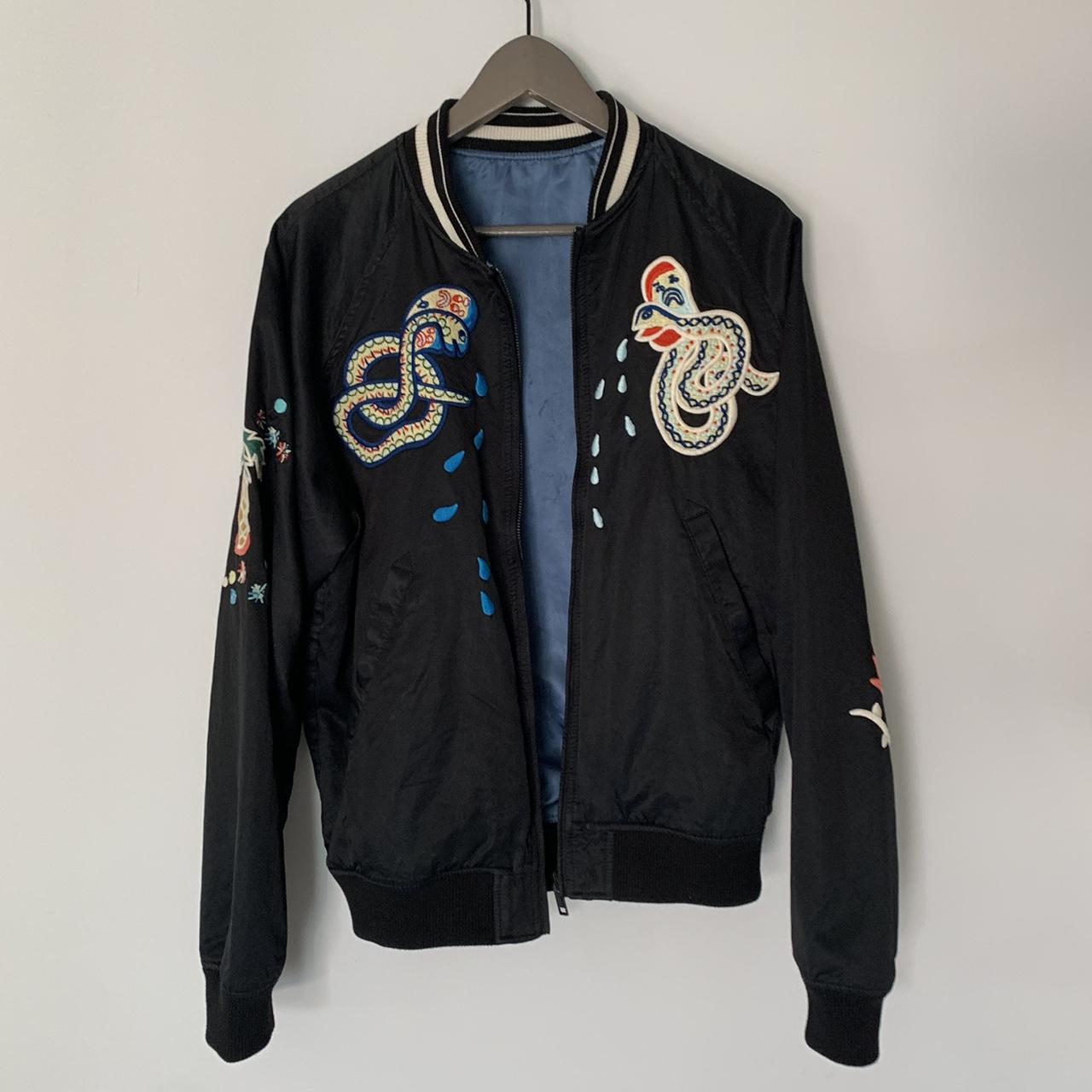 Snake hot sale embroidered jacket